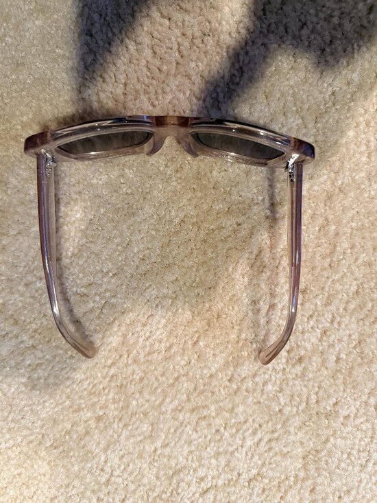 Previously Loved pair of CELINE Pale Pink Glitter Sparkle Sunglasses (40157U) main image 6